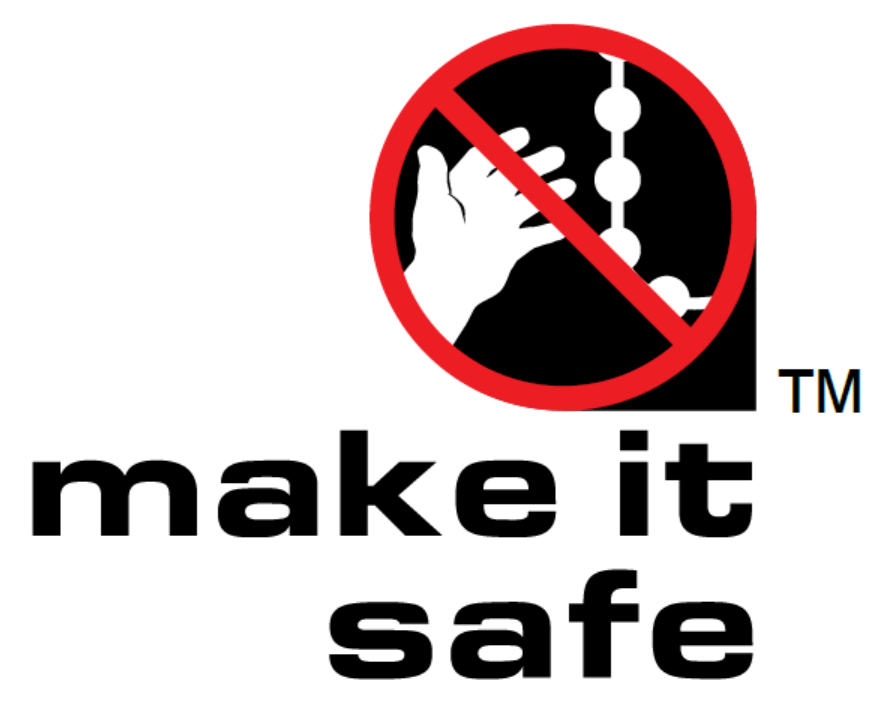 Make it safe – blinds supplied with child safety in mind.